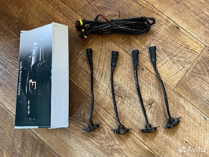 Subaru Legacy Дхо фонари в решетку радиатора 4