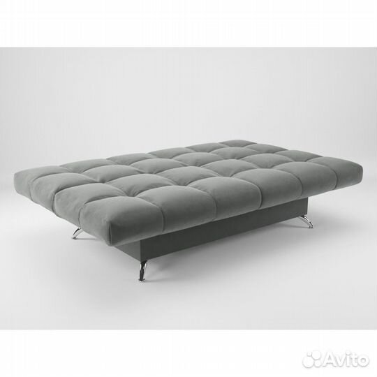 Диван «Клик-кляк» ППУ - Темно-серый (велюр)