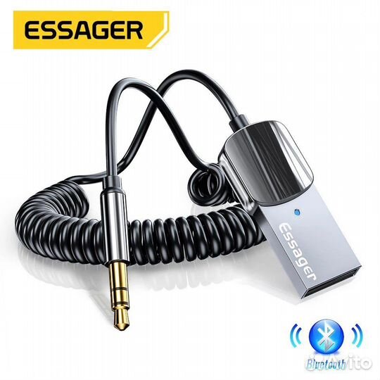 Bluetooth aux адаптер Essager 5.0 AUX 3,5 мм