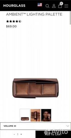 Hourglass ambient lighting palette volume 3