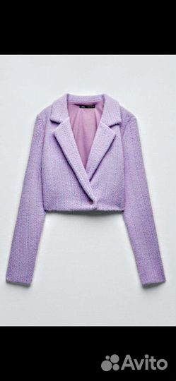 Пиджак zara укороченный новый и брошь