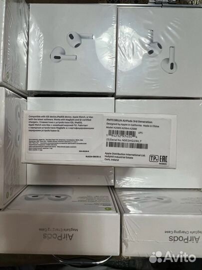 Наушники apple airpods 3 lux ref