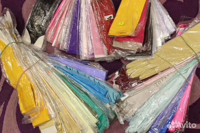 Перчатки к вечерним платьям. Новые, опт и розница