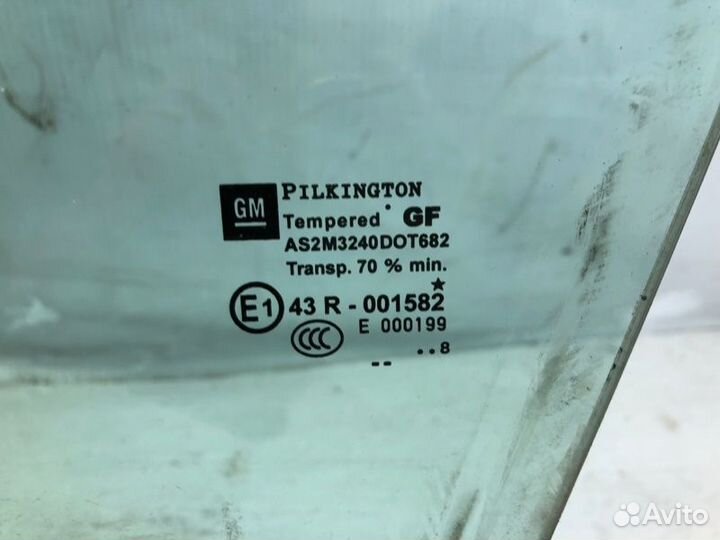 Стекло двери переднее левое Opel Astra H