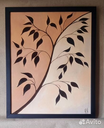 Картина маслом на холсте 