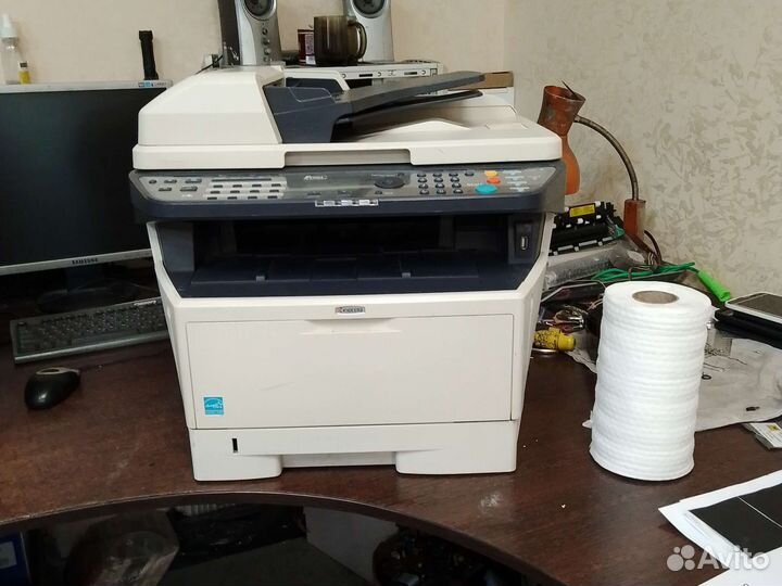 Мфу лазерная kyocera fs-1028