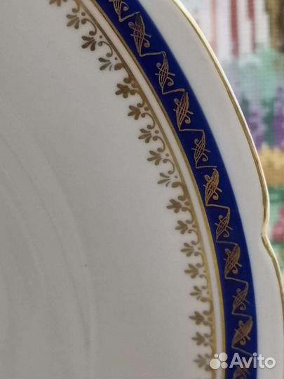 Большая блюдо старинная