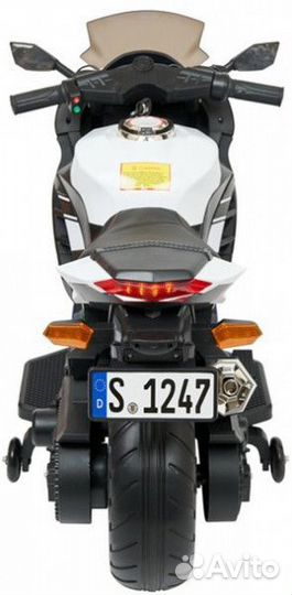Детский электромотоцикл Kawasaki Ninja White