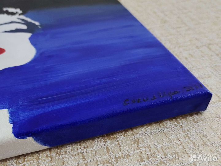 Картина акрилом на холсте