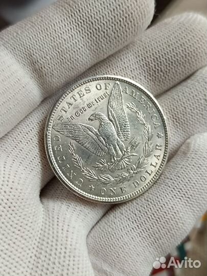 США. 1 доллар 1900 г. Серебро. Инвестиции. RAR