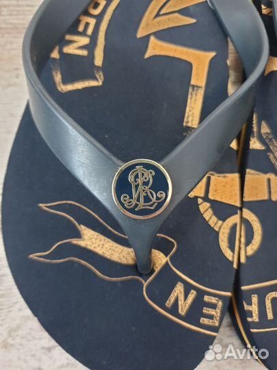 Новые шлепки Ralph Lauren. Оригинал