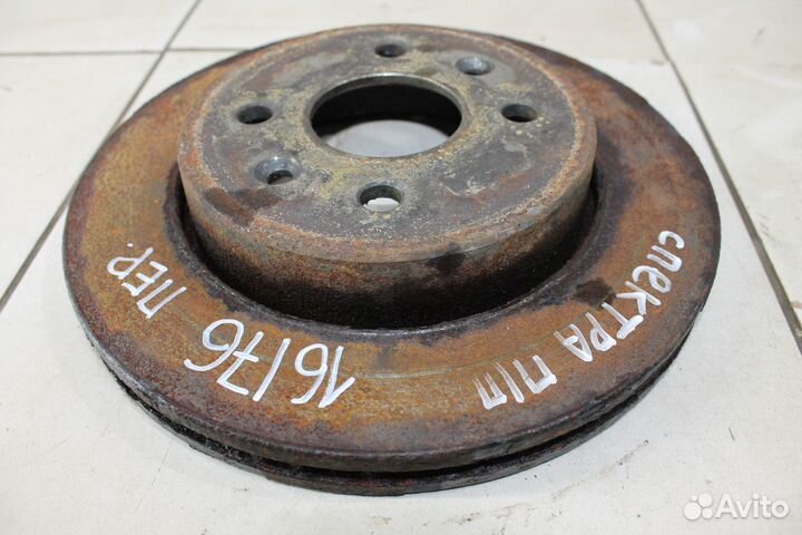 Диск тормозной передний вентилируемый Kia Spectra