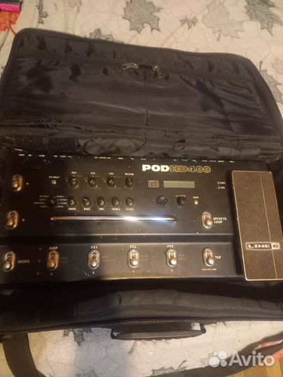 Гитарный процессор эффектов line 6 podhd400