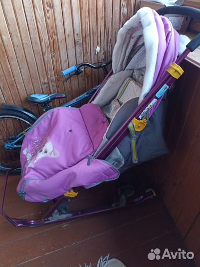 Зимняя детская коляска