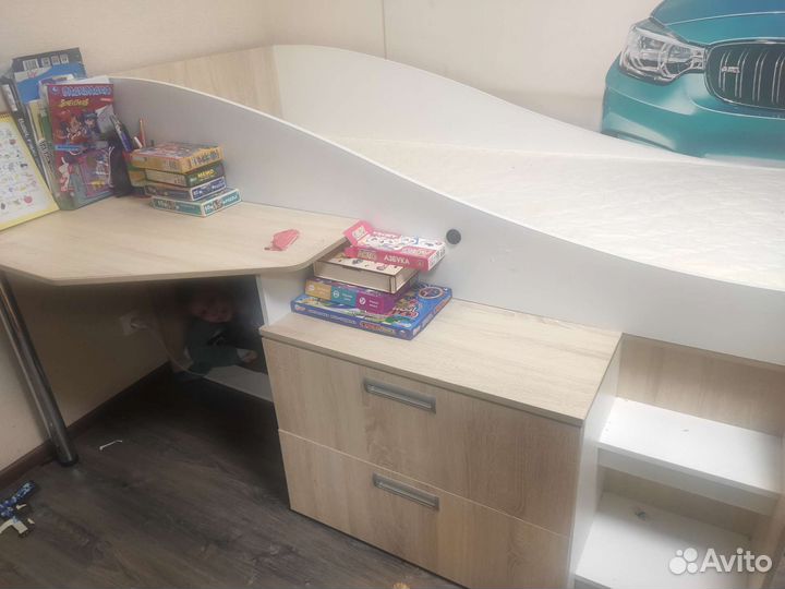 Кровать чердак