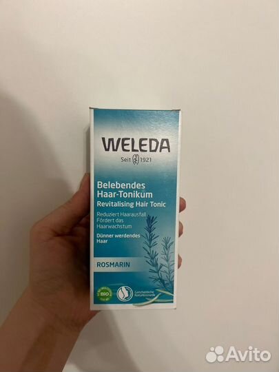 Тоник для роста волос weleda новый
