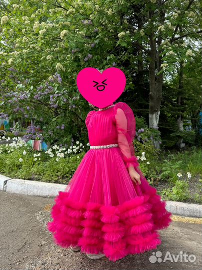 Платье для девочки пышное, нарядное