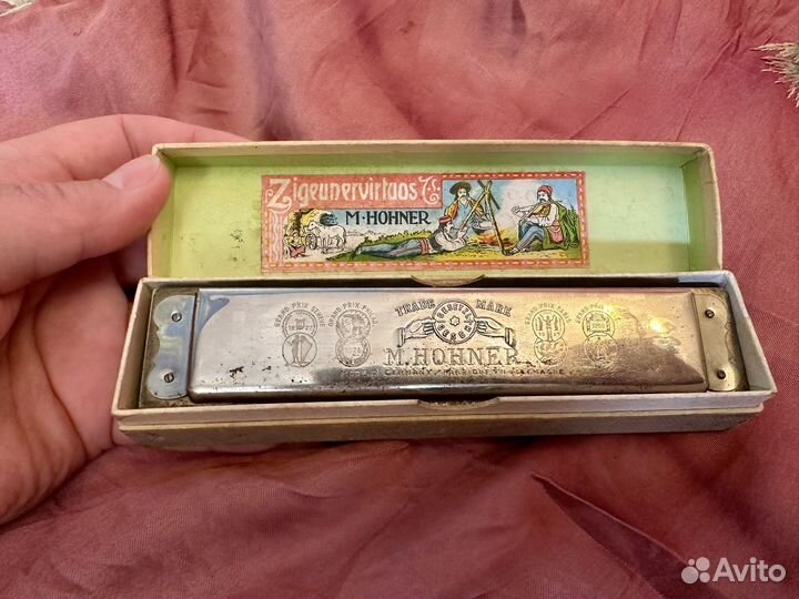 Старинная Губная гармошка 1937 M. hohner
