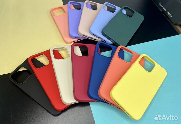 Чехол iPhone на 13 Pro “Silicone Cover Slim”