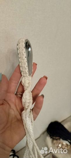 Качель садовая макраме