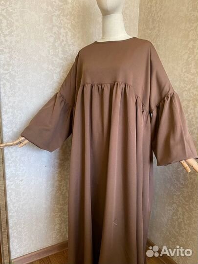 Платье в сборку
