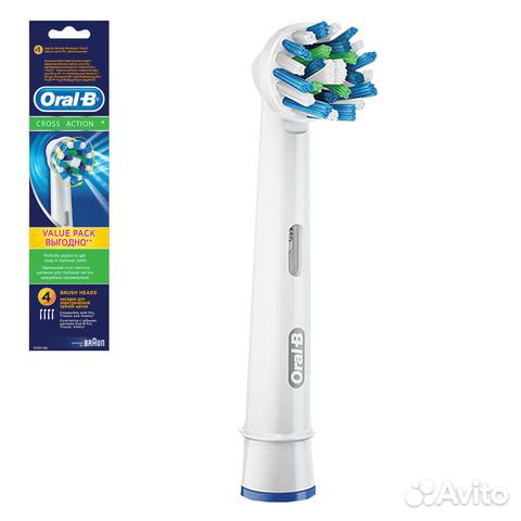 Насадки для зубной щетки Oral-B Cross Action