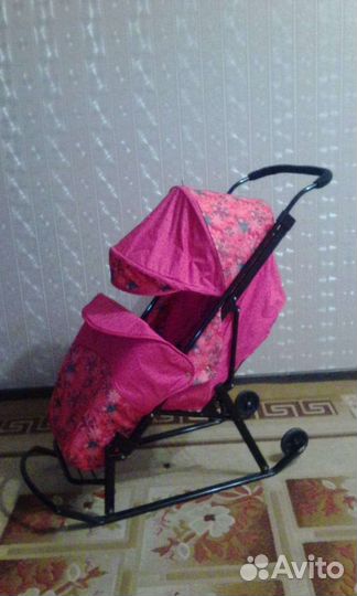 Новые санки - коляска