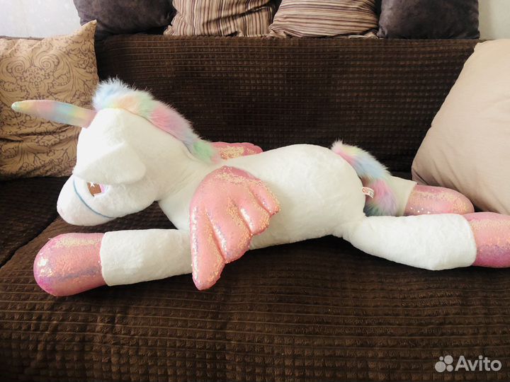 Большая мягкая игрушка единорог