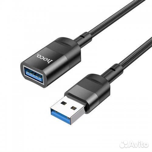 Удлинитель USB Hoco U107 USB male - USB female 1.2