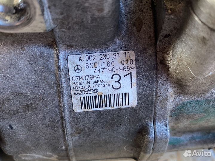 Компрессор кондиционера Мерседес gl164