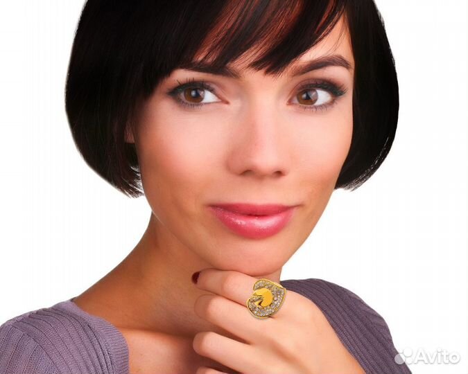 Золотое кольцо с бриллиантами 1.44ct Luca Carati