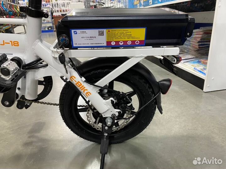 Электровелосипед складной 48V 12Ah