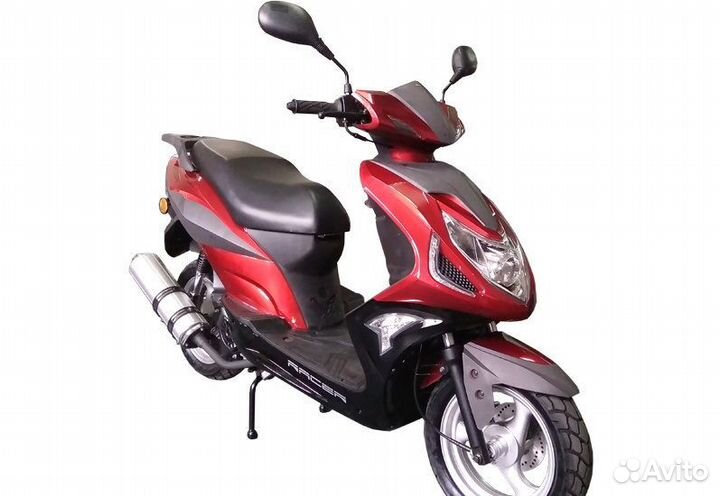 Мопед racer rc50qt-6F flame (RED)