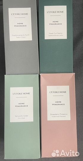 Диффузор, парфюм для дома Летуаль 4 шт