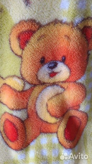 Плед детский плюшевый