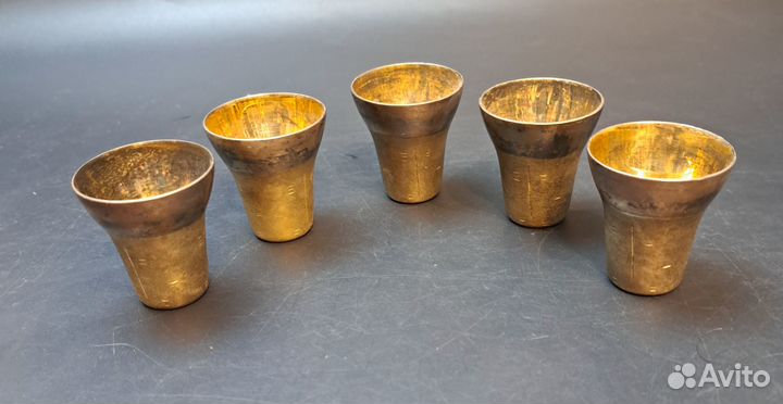 Стопки мельхиор серебрение, СССР