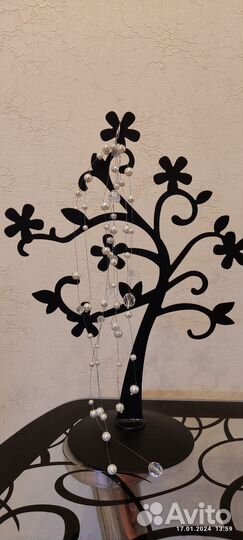 Серьги ручной работы Парящие бусины