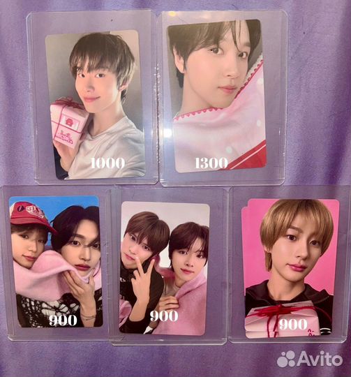 Карты Riize Pink Christmas 2024