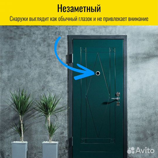 Дверной видеоглазок Smart Aura с дисплеем