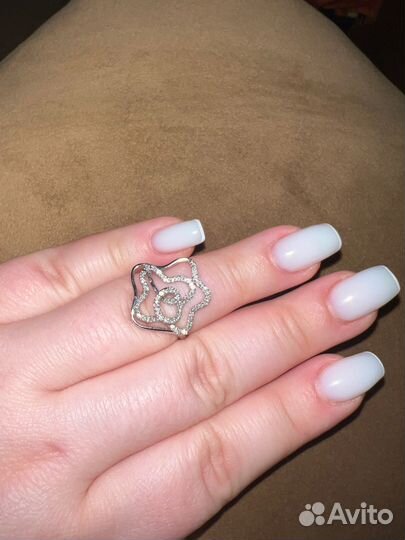 Золотое кольцо с бриллиантами