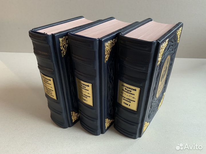Федор Достоевский (подарочные кожаные книги)