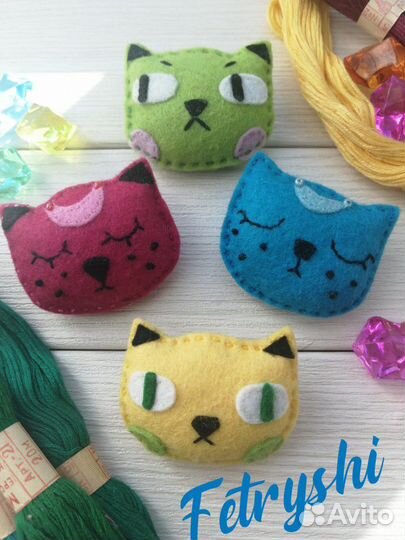 Броши из фетра