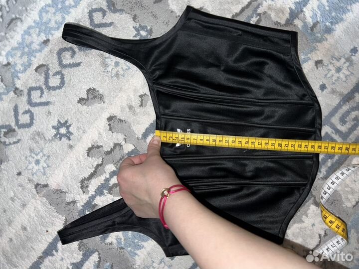 Корсет топ Adidas черный как новый