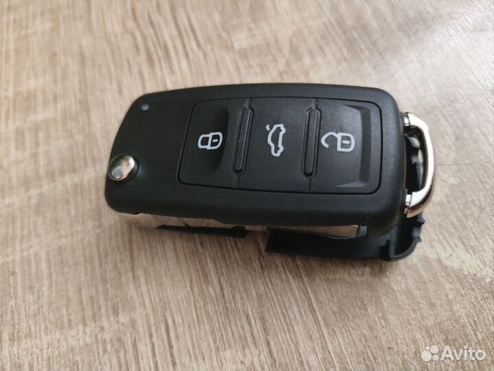 Корпус ключа выкидного vw skoda