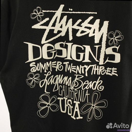 Футболка Stussy оверсайз