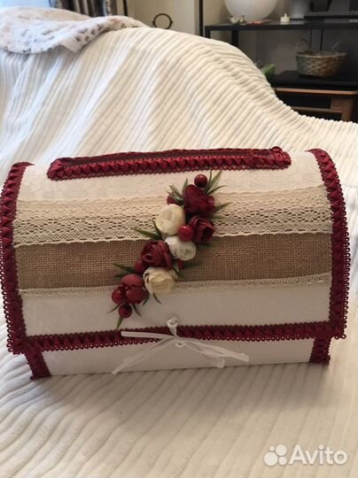 Свадебная коробка под деньги