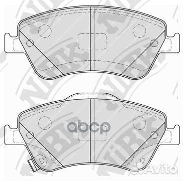 Колодки тормозные toyota auris/corolla 06- задн
