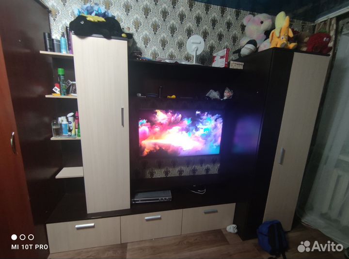 Стенка в гостиную со шкафом под тв