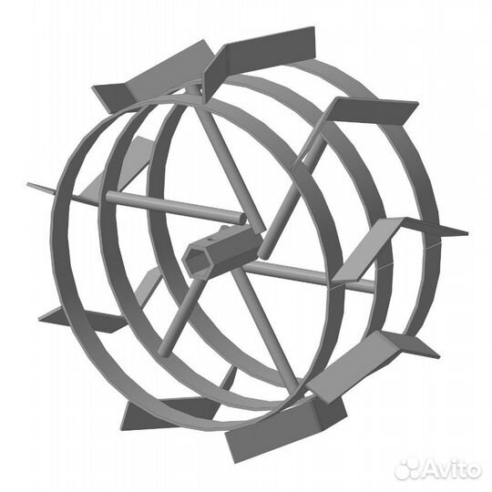 Грунтозацепы вал S24 380/180 мм