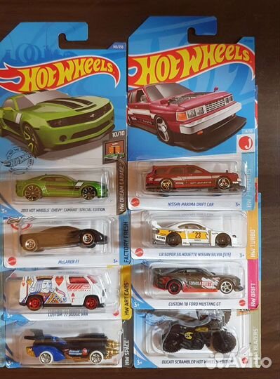Hot Wheels машинки 1998-2022